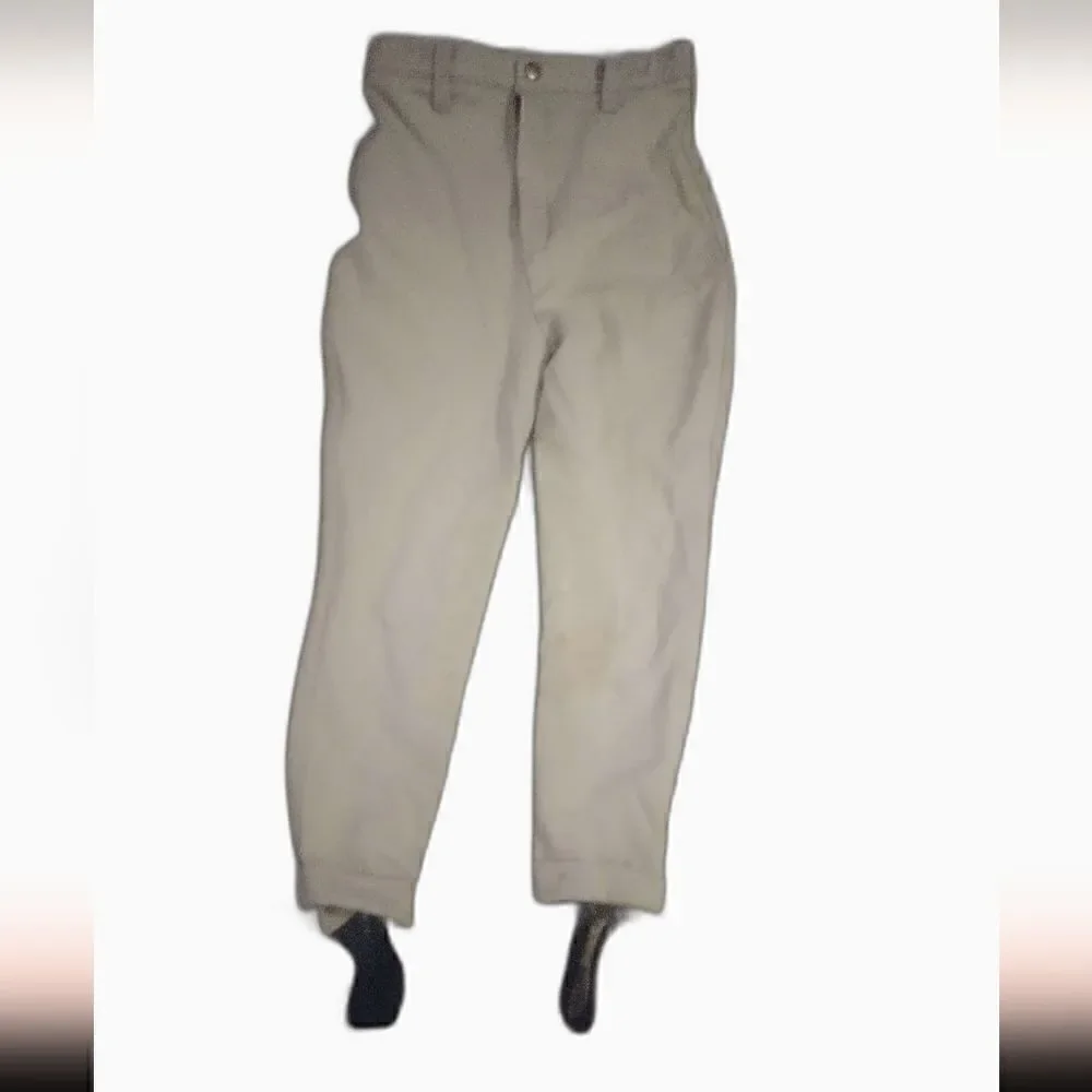 State Line Tack riding pants, size 12(zipper flap light  spot and mark back (119
